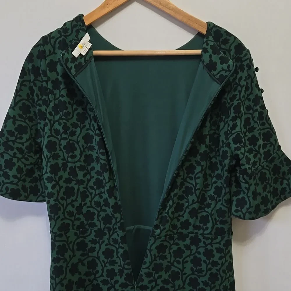 Boden Alexis Jersey Dress Suze 10 Long Tall‎ Enchanted Vines